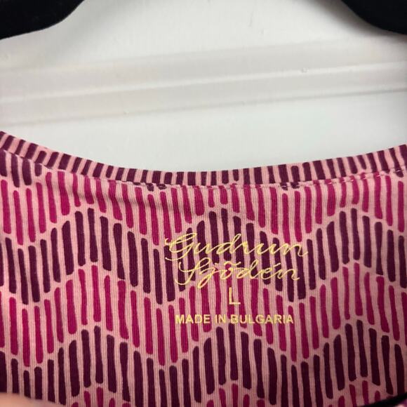 Gudrun Sjodén Jersey Knit Organic Cotton Elastane Jersey Top Sz L Sustainable - Picture 3 of 8